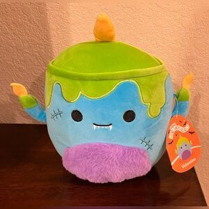 NWT Squishmallows VALENTINO 8” Candleabra Zombie Monster Plush Stuffed Animal